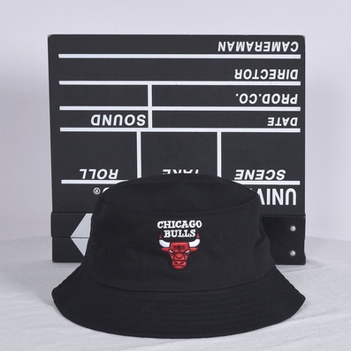 Панама NBA Chicago Bulls Bucket Hat Black/White