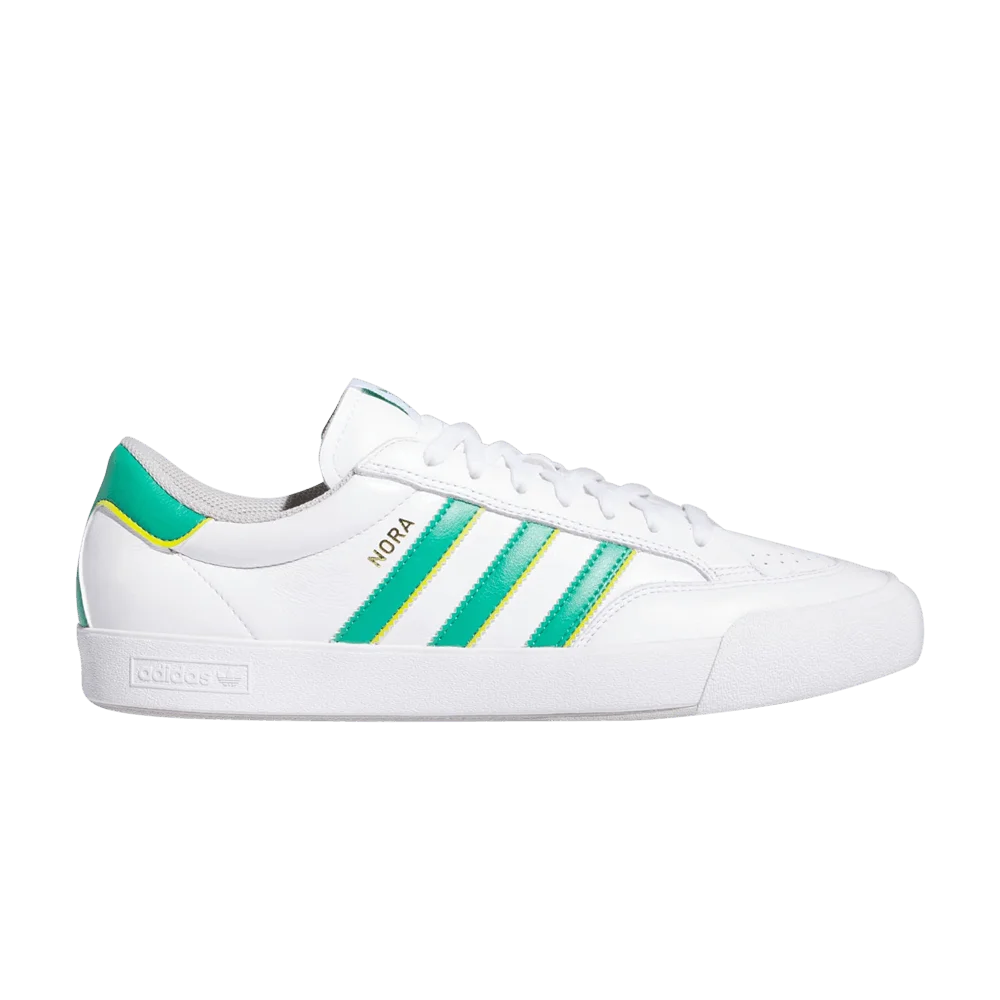 Krossovki-Adidas-Nora-White-Court-Green-Yellow