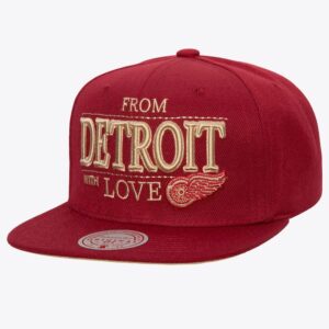 Mitchell-Ness-Red-Detroit-Red-Wings-With-Love-Snapback-Hat-300x300