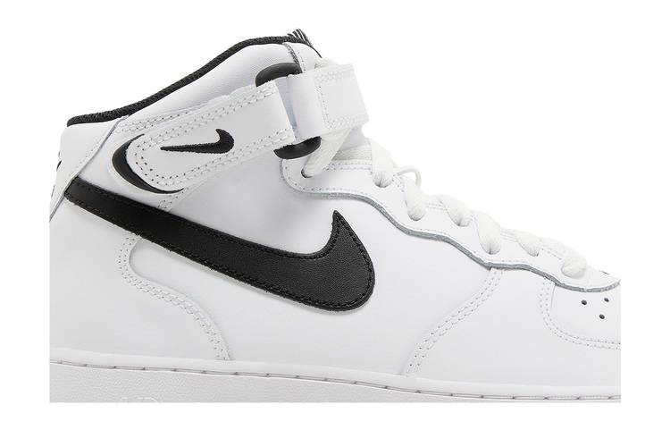 Кроссовки Nike Air Force 1 Mid LE GS 'White Black'