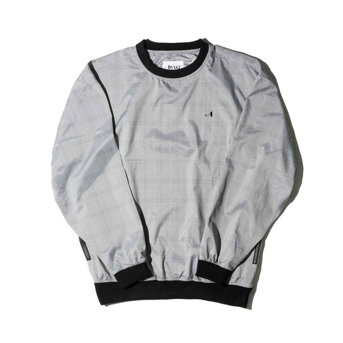 Ветровка Awake Plaid Windbreaker Pullover Jacket Black