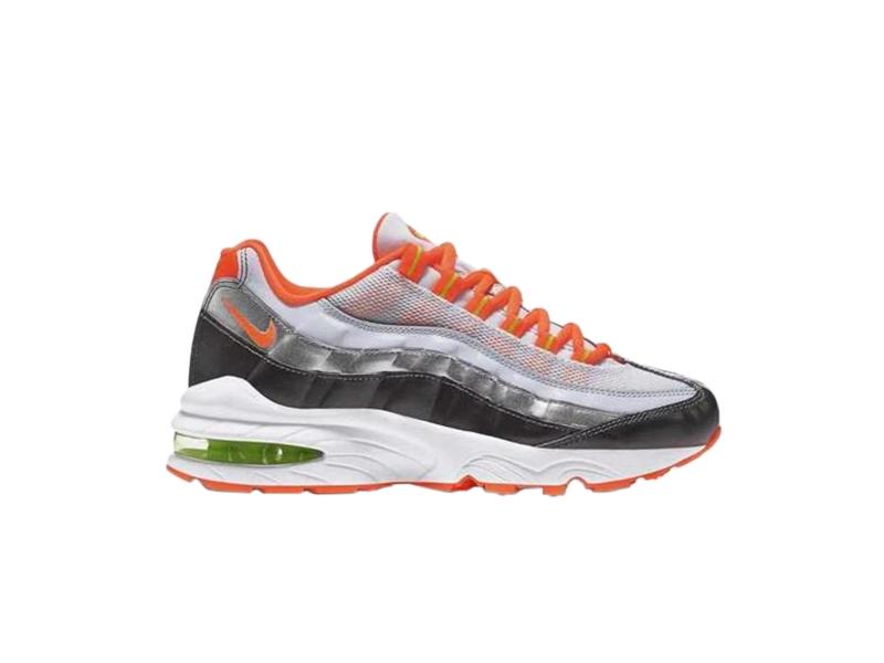 Кроссовки Nike Air Max 95 GS White Grey Silver Orange