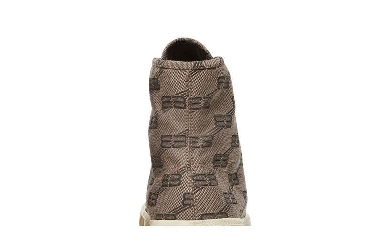 Кроссовки Balenciaga Paris High 'BB Monogram - Dark Mink Grey'