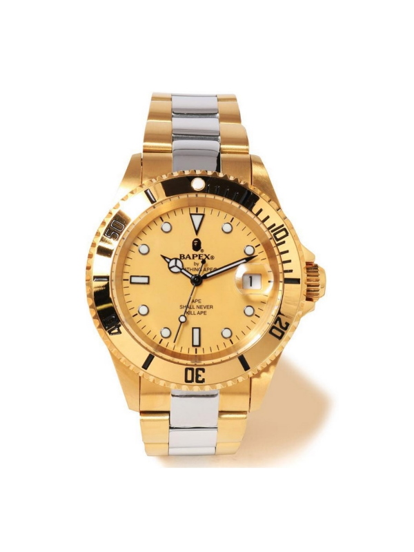 BAPE-Type-1-Bapex-Watch-Gold-1