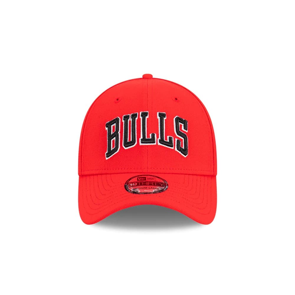 Бейсболка New Era Chicago Bulls 39THIRTY WordMark NBA Fitted Hat