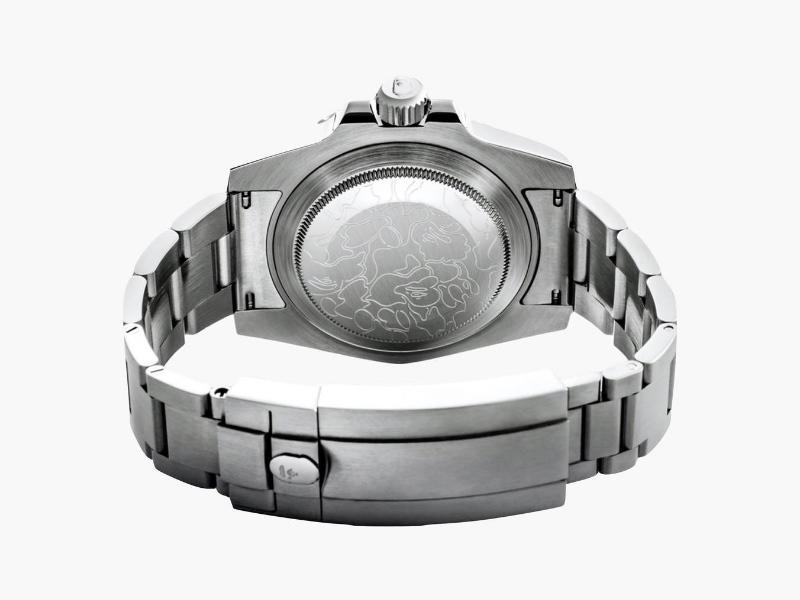 Наручные часы BAPE A Bathing Ape Type 1 Bapex Watch Silver/Green