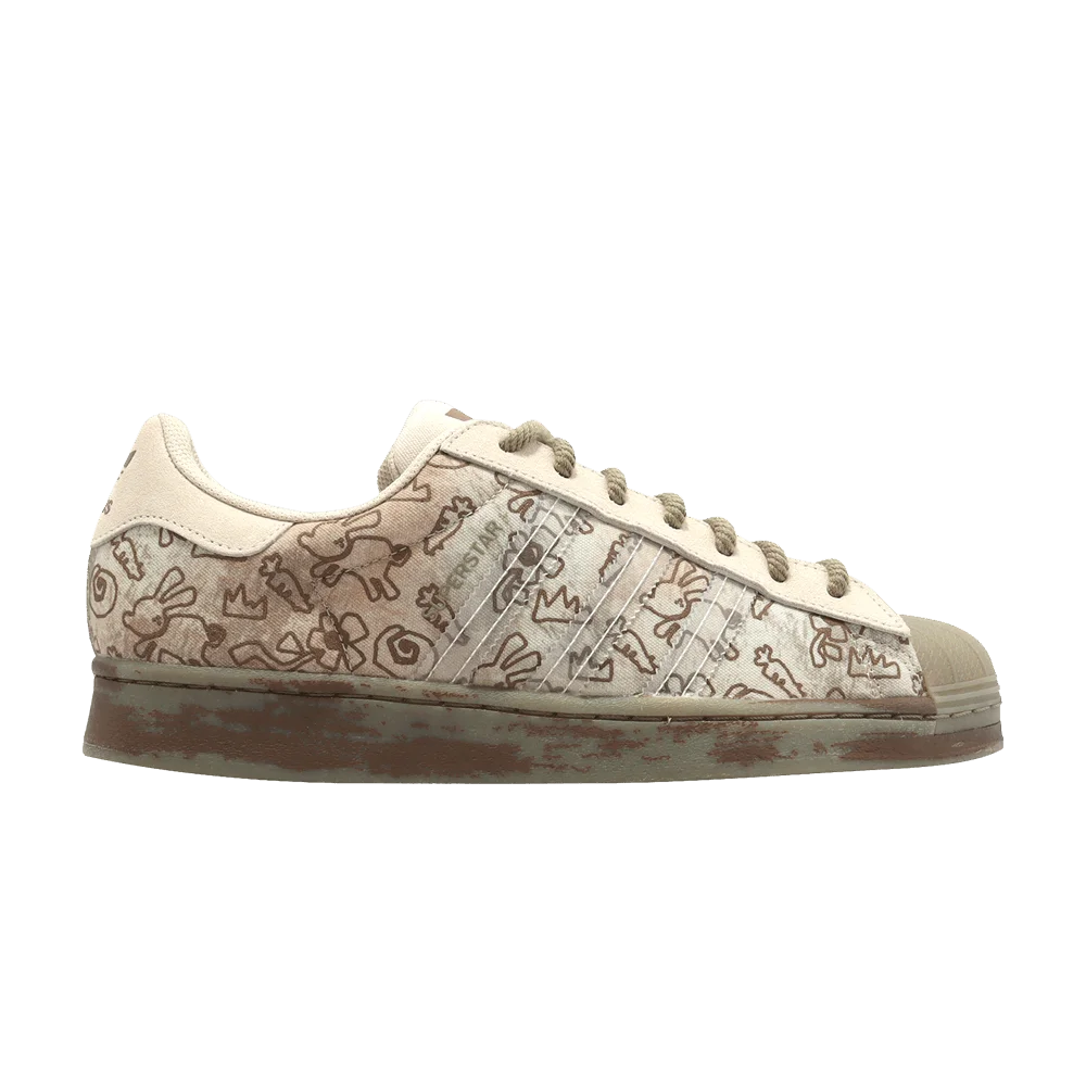 Кроссовки Melting Sadness x adidas Superstar 'Allover Graphics - Clear Brown'