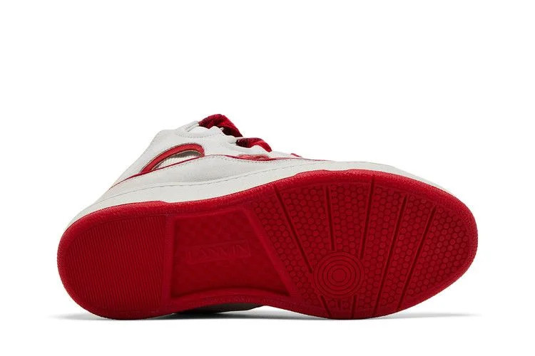 Кроссовки Lanvin Curb Sneakers 'White Red'