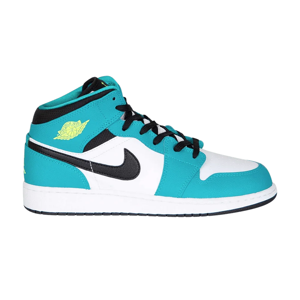 Krossovki-Air-Jordan-1-Mid-GG-Volt-Ice