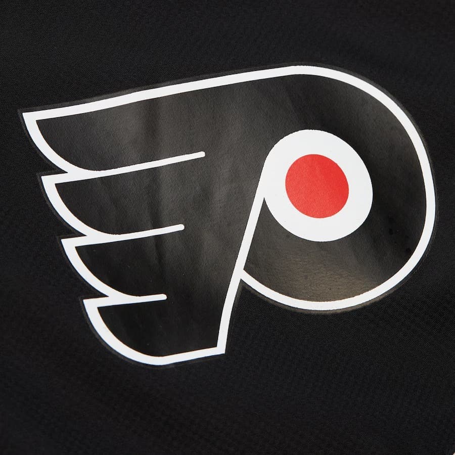Ветровка с капюшоном Mitchell & Ness Black Philadelphia Flyers Ultimate Lightweight Full-Zip Windbreaker Jacket