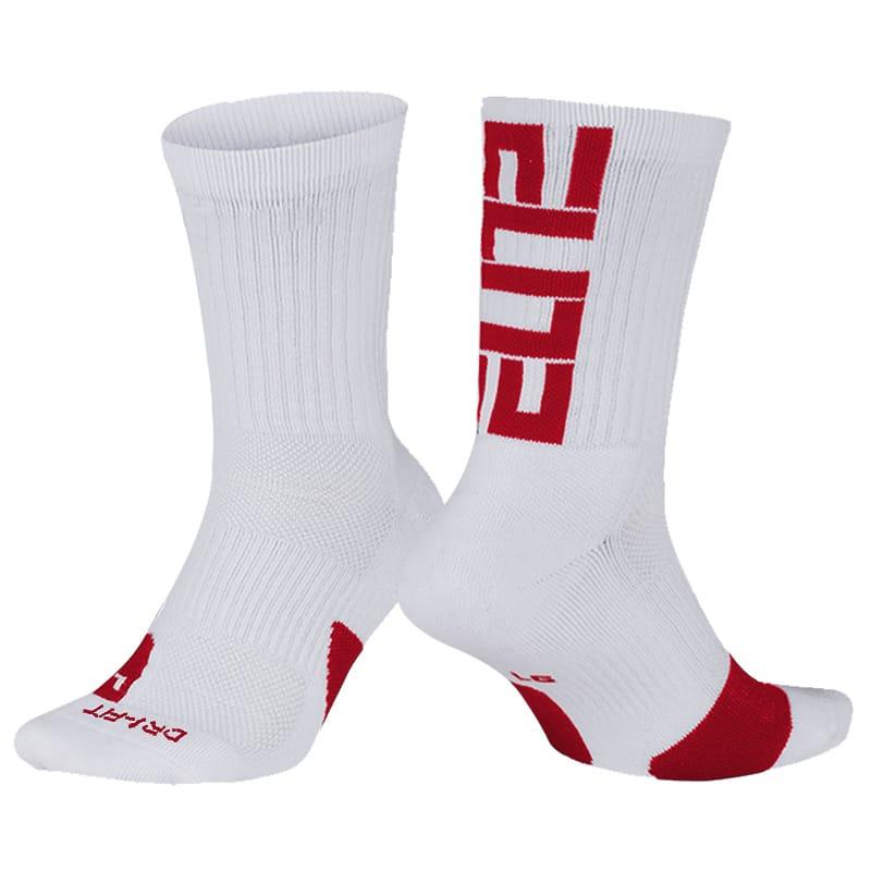 Спортивные носки Ehot Elite White-Red Quarter Socks