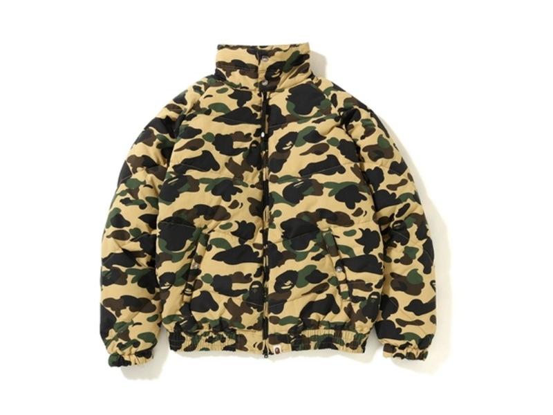 Куртка BAPE 1st Camo Down Jacket (FW18) Yellow