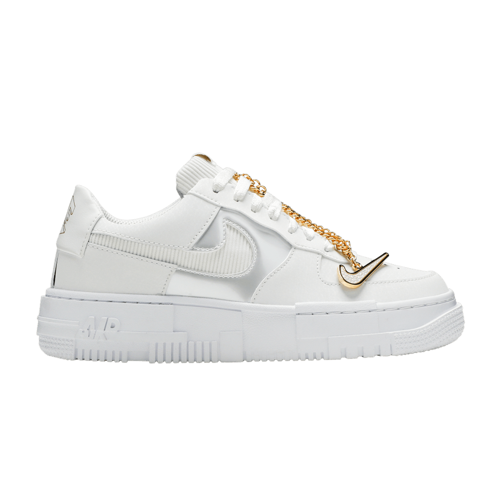 Кроссовки Nike Wmns Air Force 1 Pixel 'White Gold Chain'