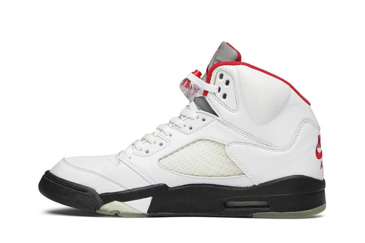 Кроссовки Air Jordan 5 Retro 'White Fire Red' 2000
