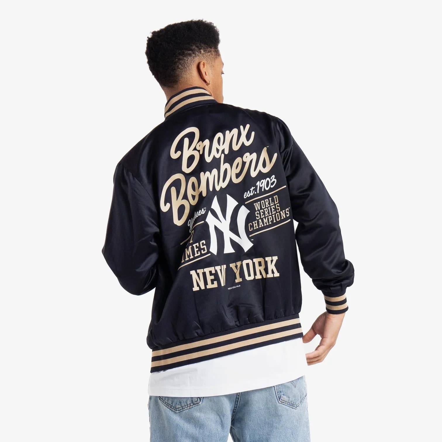 Сатиновая Куртка New Era New York Yankees MLB Lightweight Satin Jacket