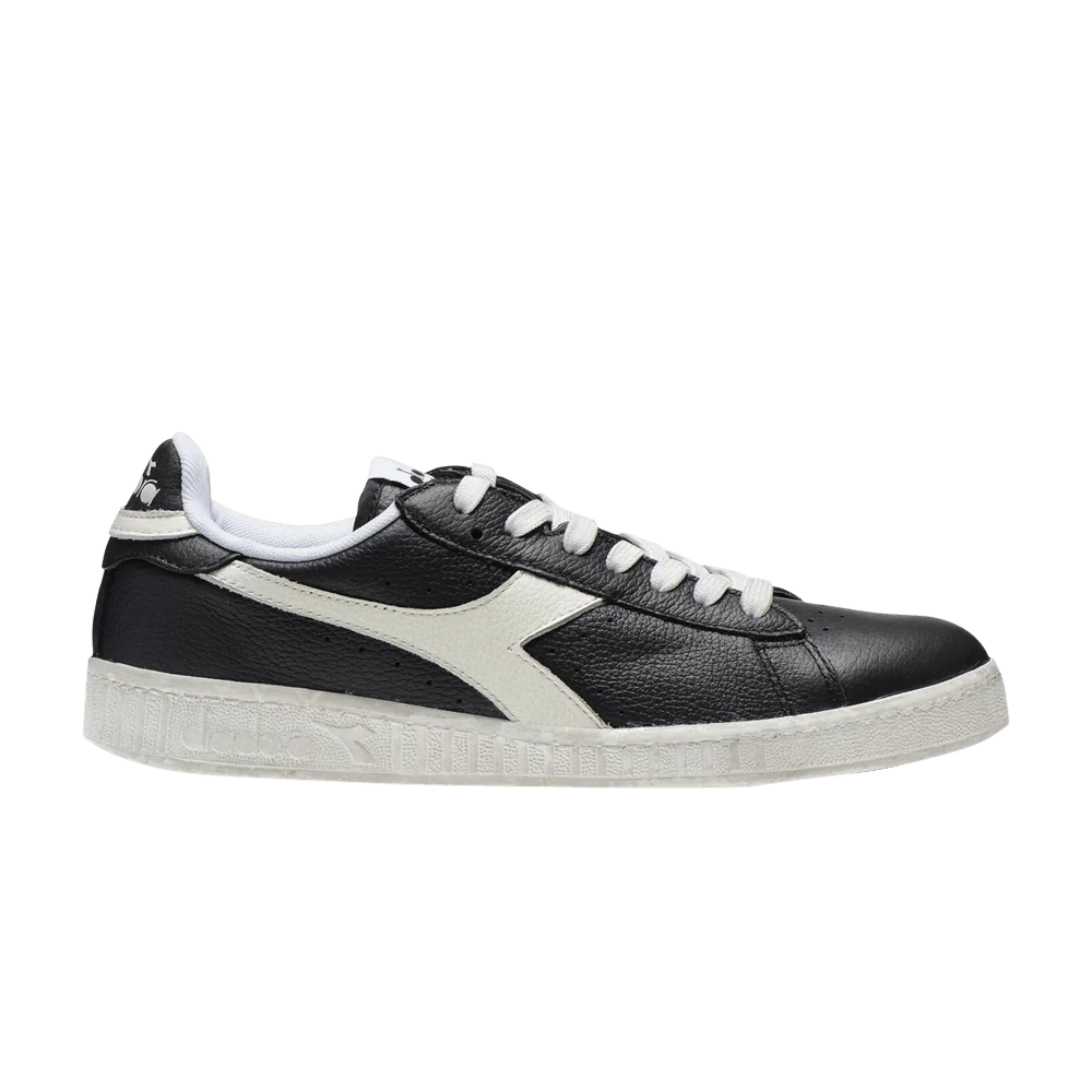 Krossovki-Diadora-Game-L-Low-Waxed-Black-White