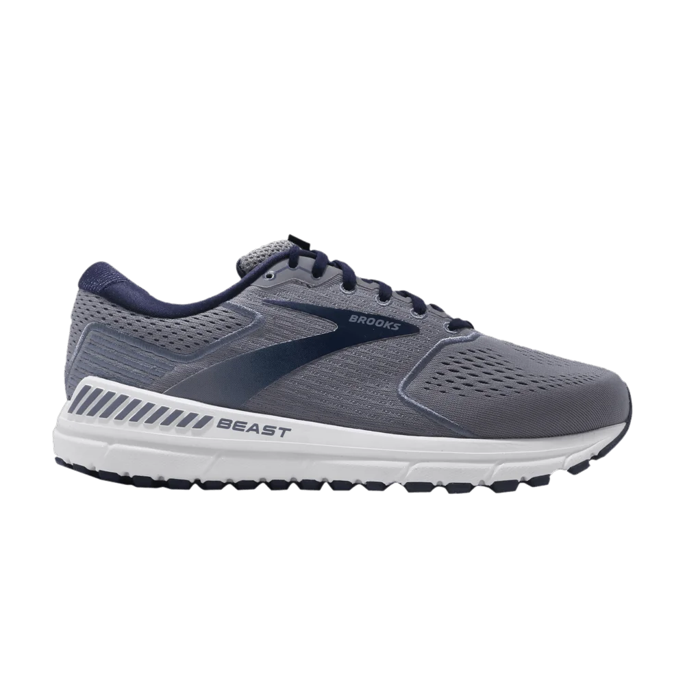 Кроссовки Brooks Beast 20 Extra Wide 'Grey Navy White'
