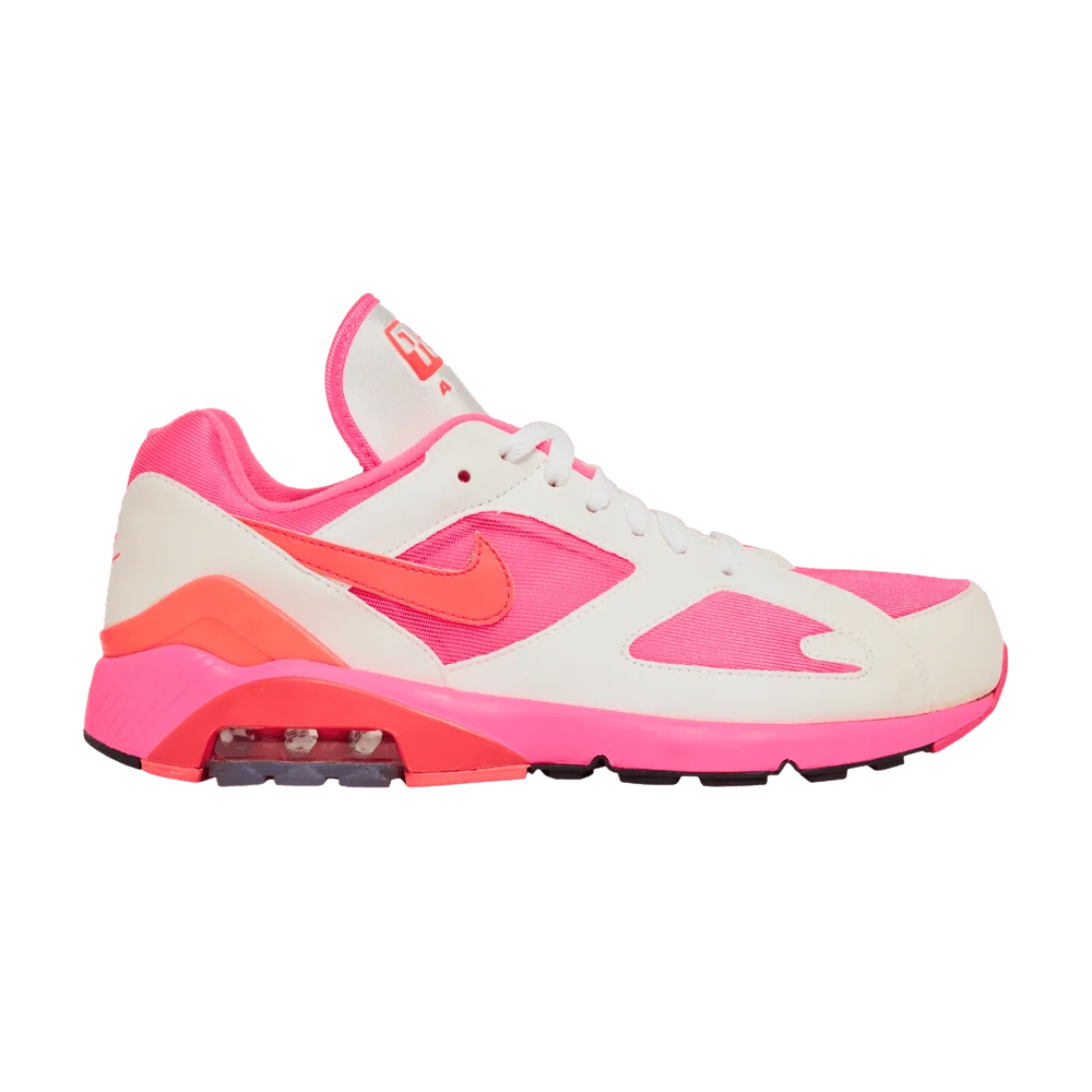 Кроссовки Comme des Garçons x Nike Air Max 180 'White Pink'