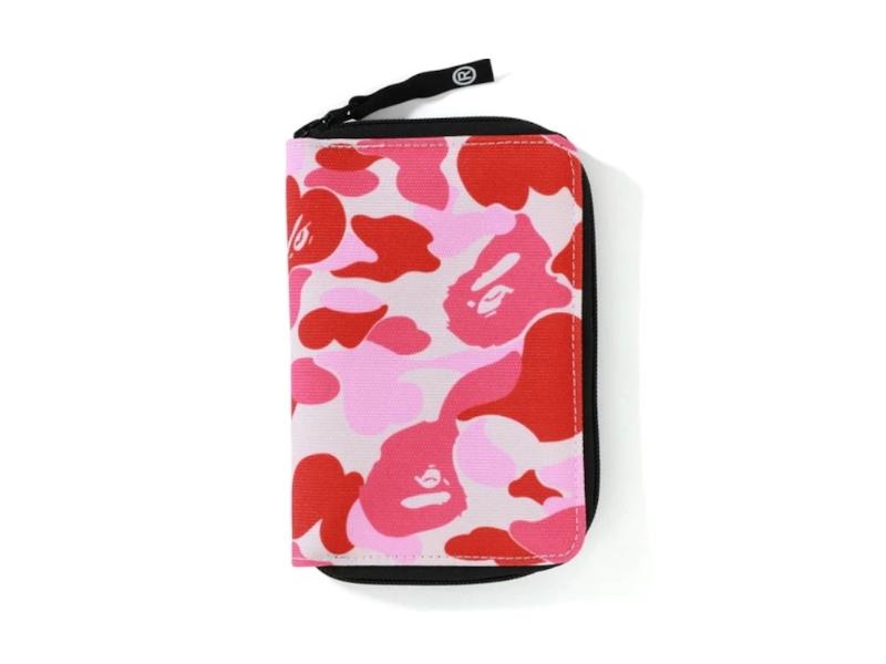 BAPE-ABC-Passport-Case-FW19-Pink