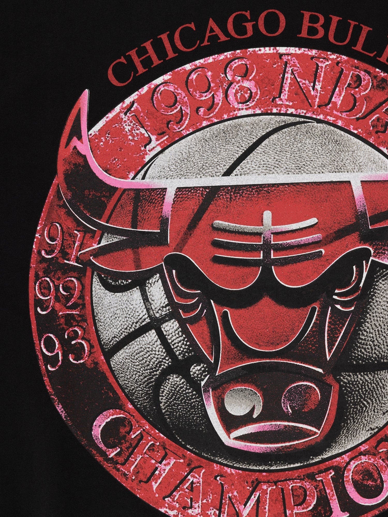 Футболка Mitchell & Ness 1998 GAME 6 Chicago Bulls Tour Vintage NBA T-Shirt