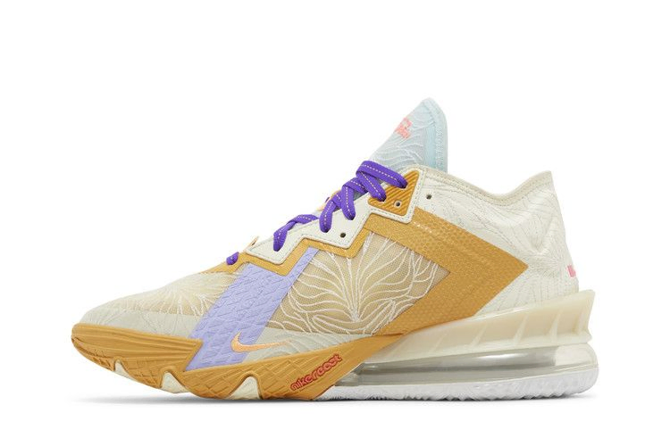 Кроссовки Nike Mimi Plange x LeBron 18 Low 'Scarred Perfection'