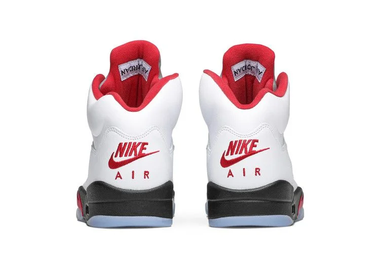 Кроссовки Air Jordan 5 Retro 'White Fire Red' 2020