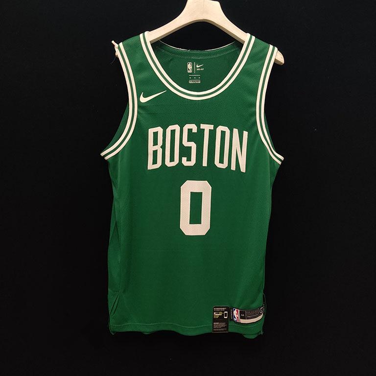 Баскетбольная джерси 2019-20 Boston Celtics Nike Green Authentic Custom Icon Edition