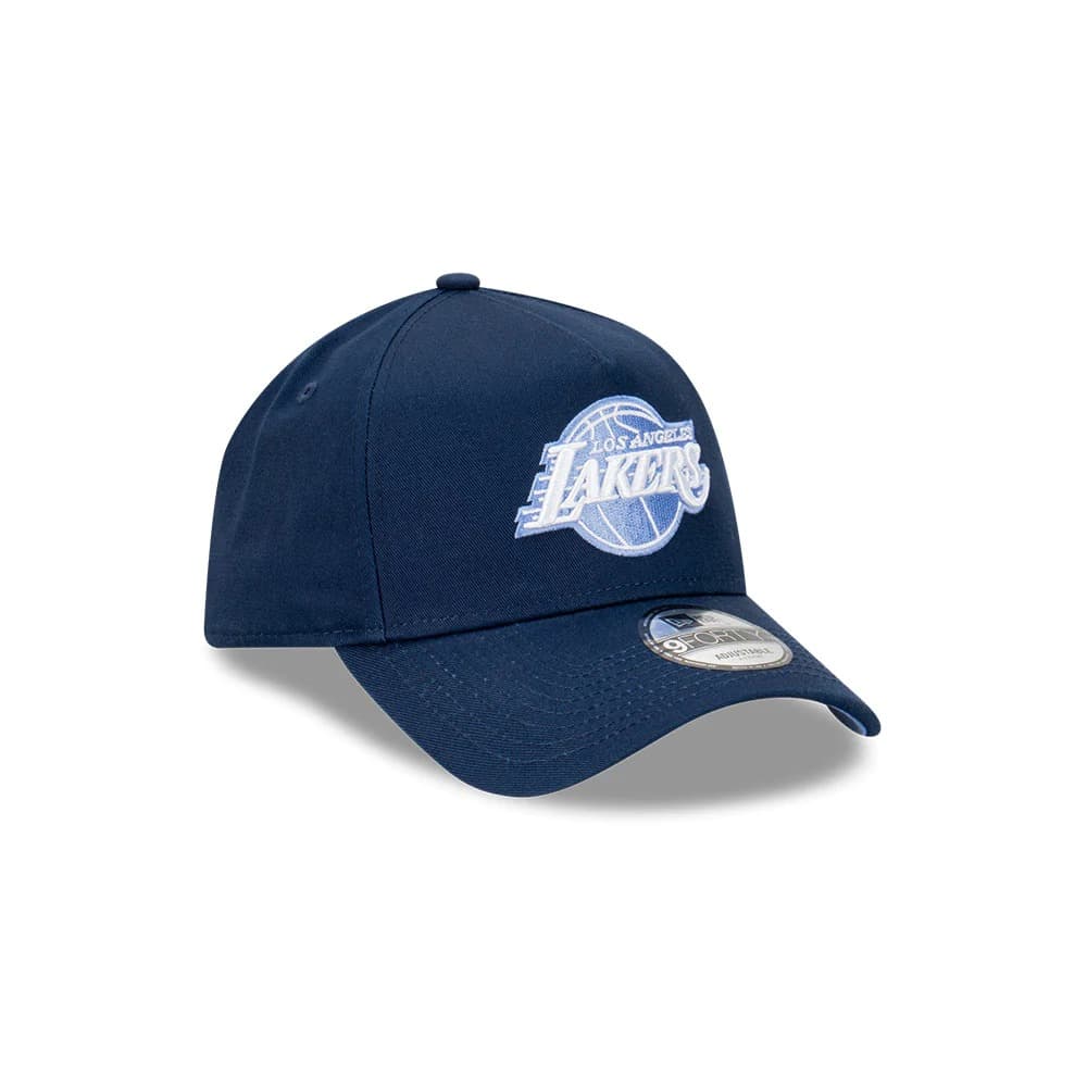 Бейсболка New Era Los Angeles Lakers 9FORTY Midnight Ice A-Frame NBA Snapback Hat