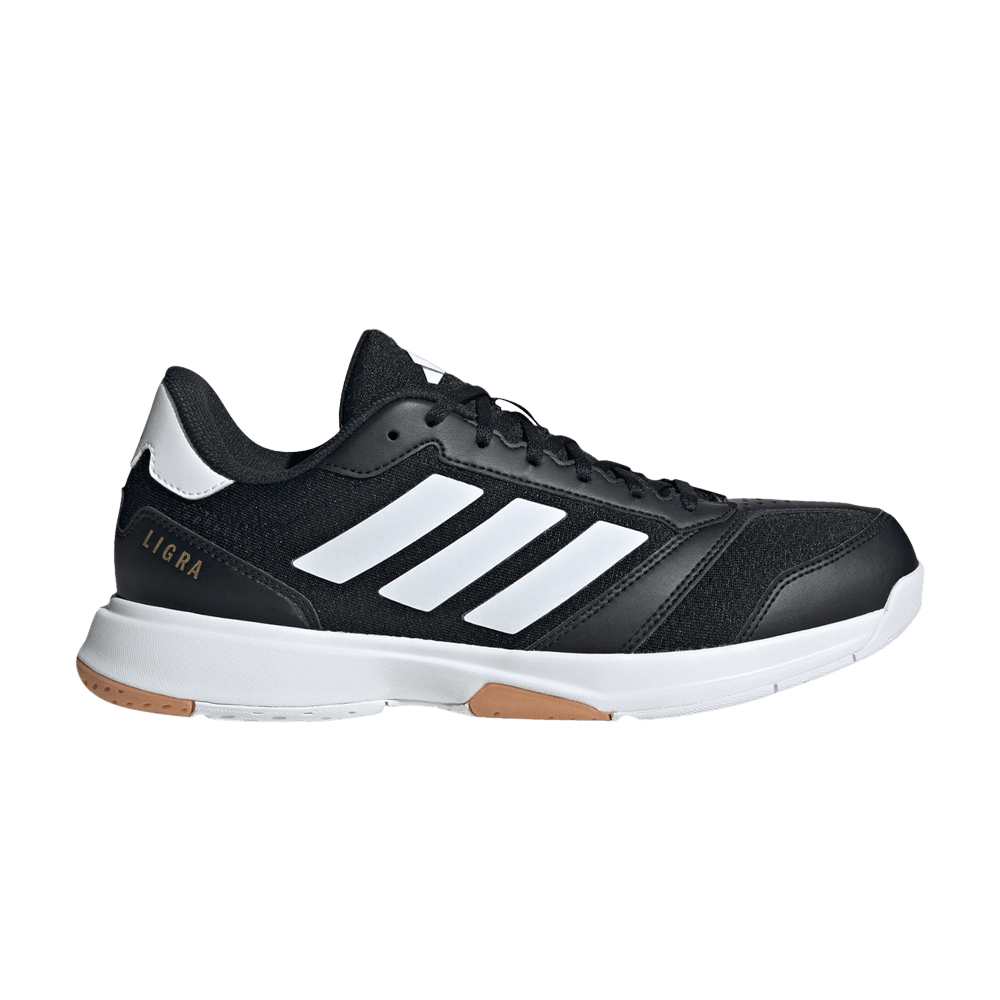 Кроссовки Adidas Ligra 8 Indoor 'Black White'