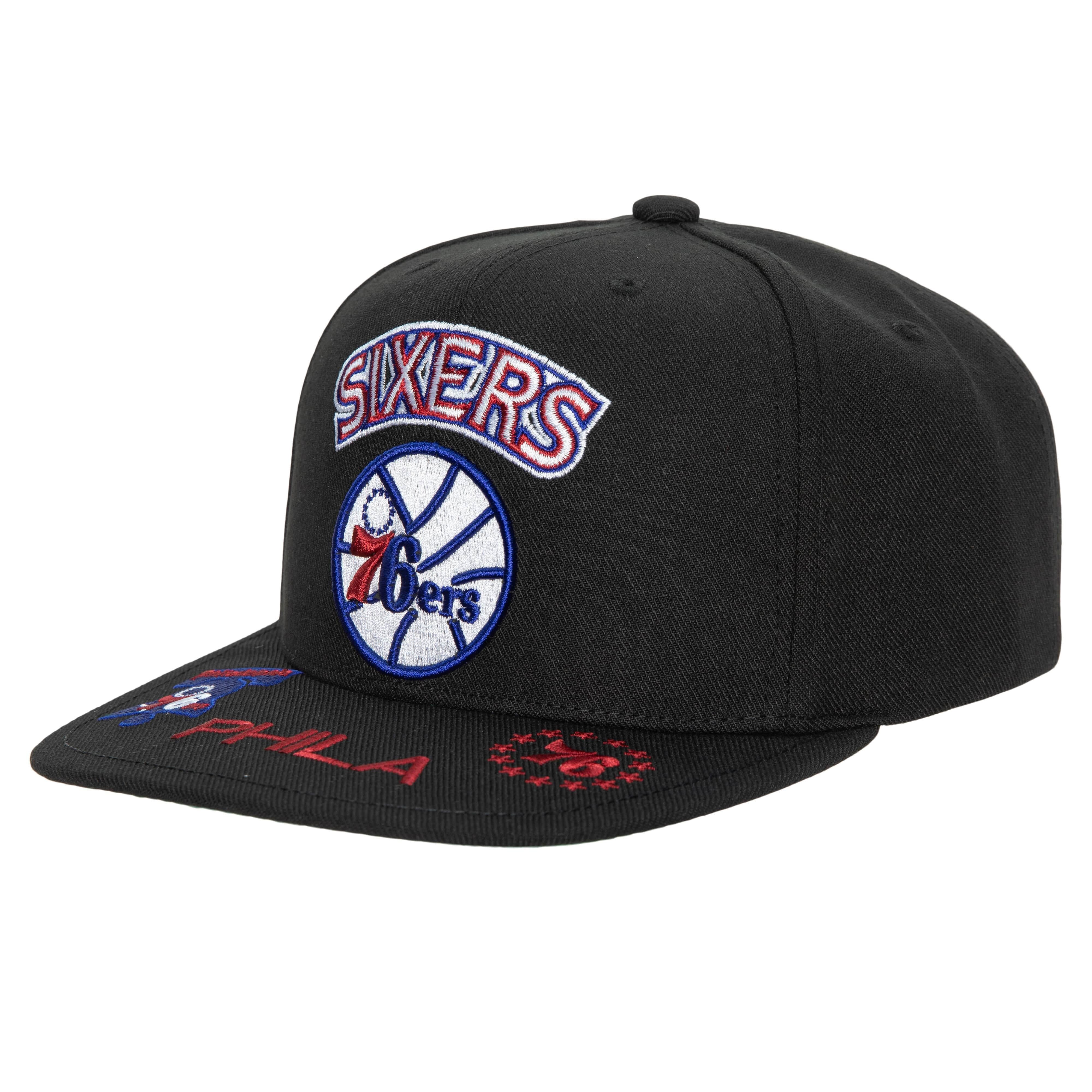 Бейсболка Mitchell & Ness Front Loaded Snapback HWC Philadelphia 76ers