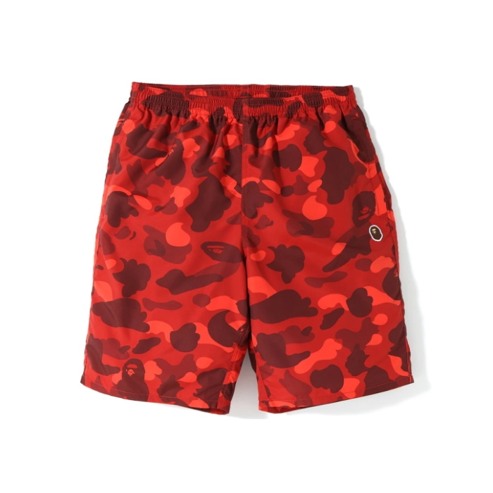 Спортивные шорты BAPE Color Camo Beach Shorts Red