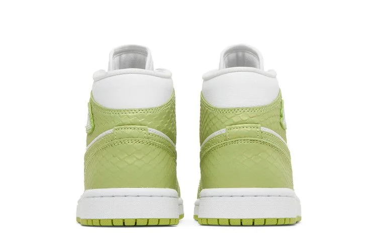 Кроссовки Wmns Air Jordan 1 Mid SE 'Green Python'