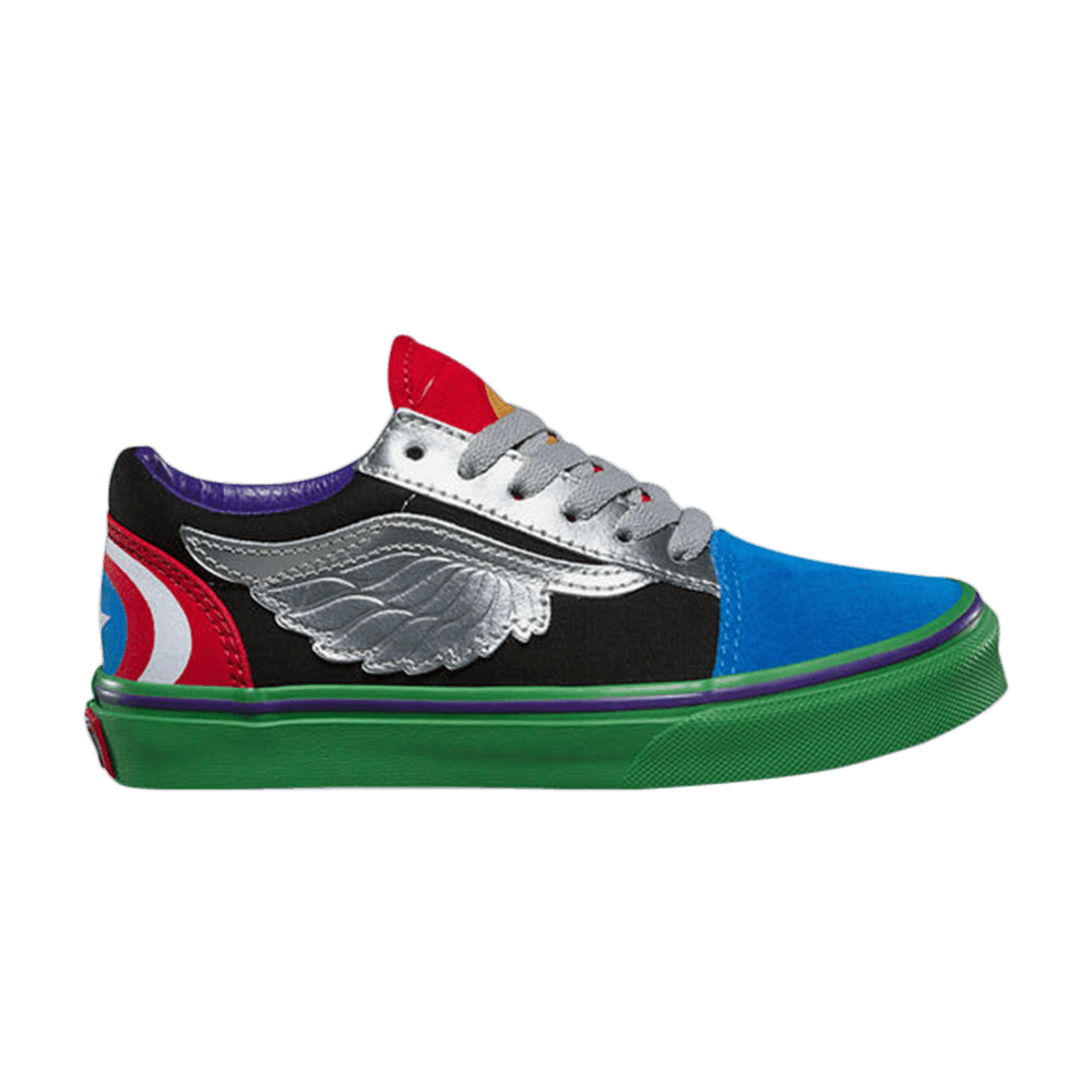 Кроссовки Vans Marvel x Old Skool Kids 'Avengers'