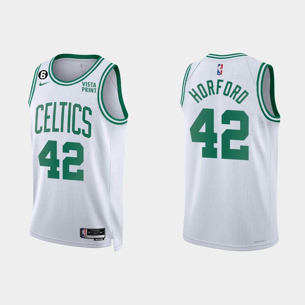 Баскетбольная джерси 2022-23 Boston Celtics #42 Al Horford Association White Jersey