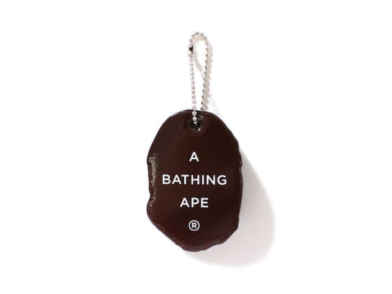 Брелок для ключей BAPE Ape Head Keychain Brown