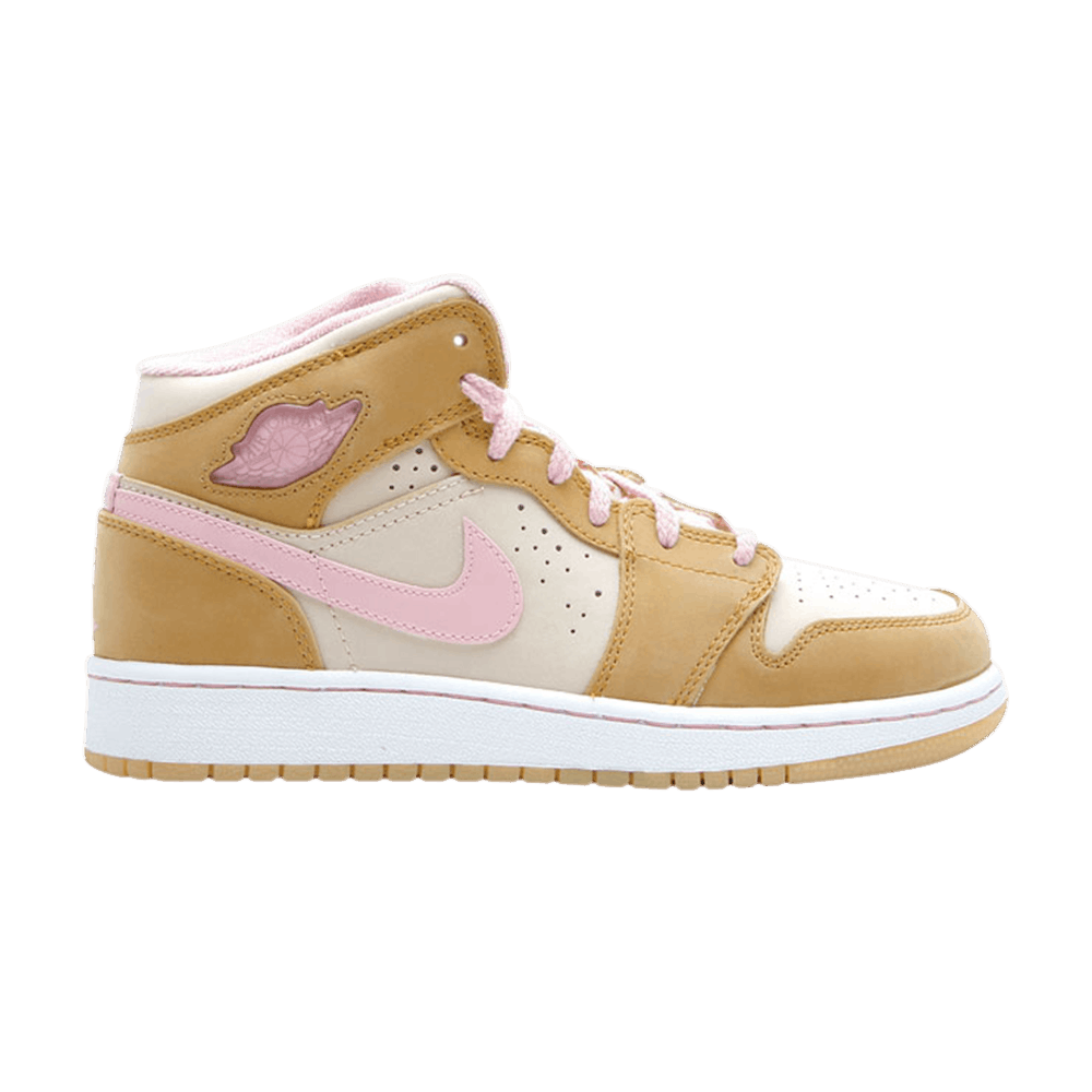 Кроссовки Air Jordan 1 Hare GS 'Wheat'