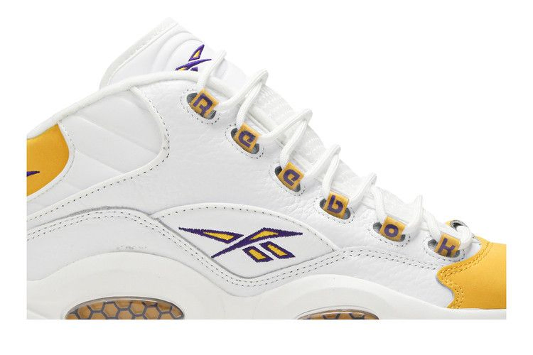 Кроссовки Reebok Question Mid 'Yellow Toe' Shoe Palace Special Box