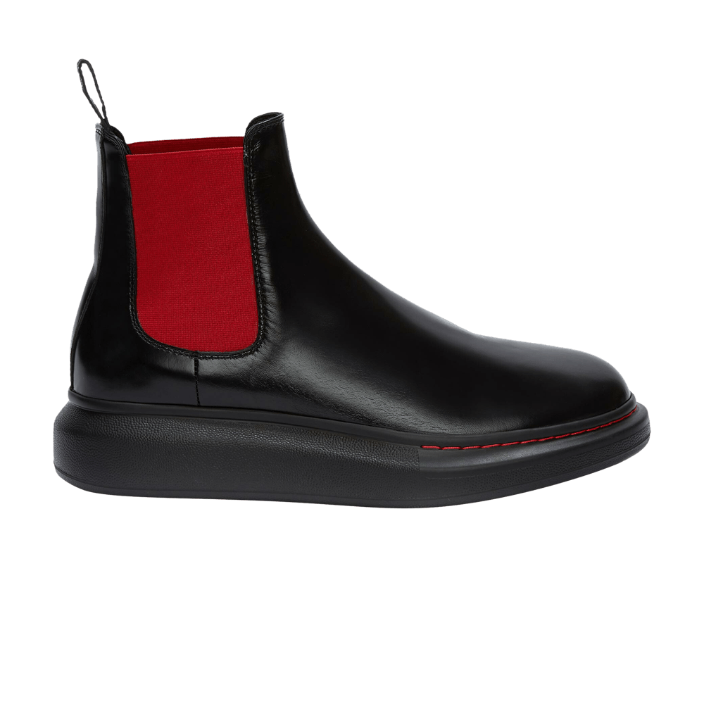 Кроссовки Alexander McQueen Wmns Hybrid Chelsea Boot 'Black Red'