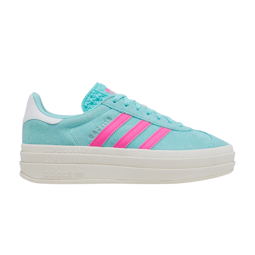 Krossovki-adidas-Wmns-Gazelle-Bold-Flash-Aqua-Lucid-Pink