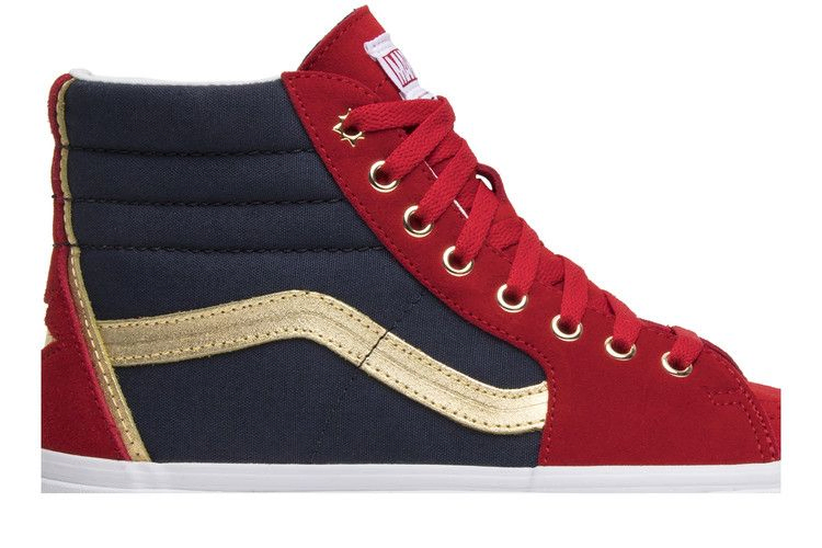 Кроссовки Vans Marvel x SK8-Hi 'Captain Marvel'