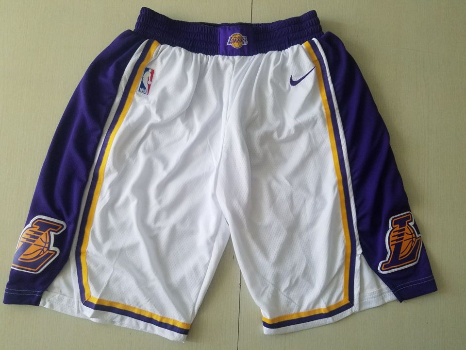 Спортивные шорты 2019-20 Los Angeles Lakers Association Swingman White