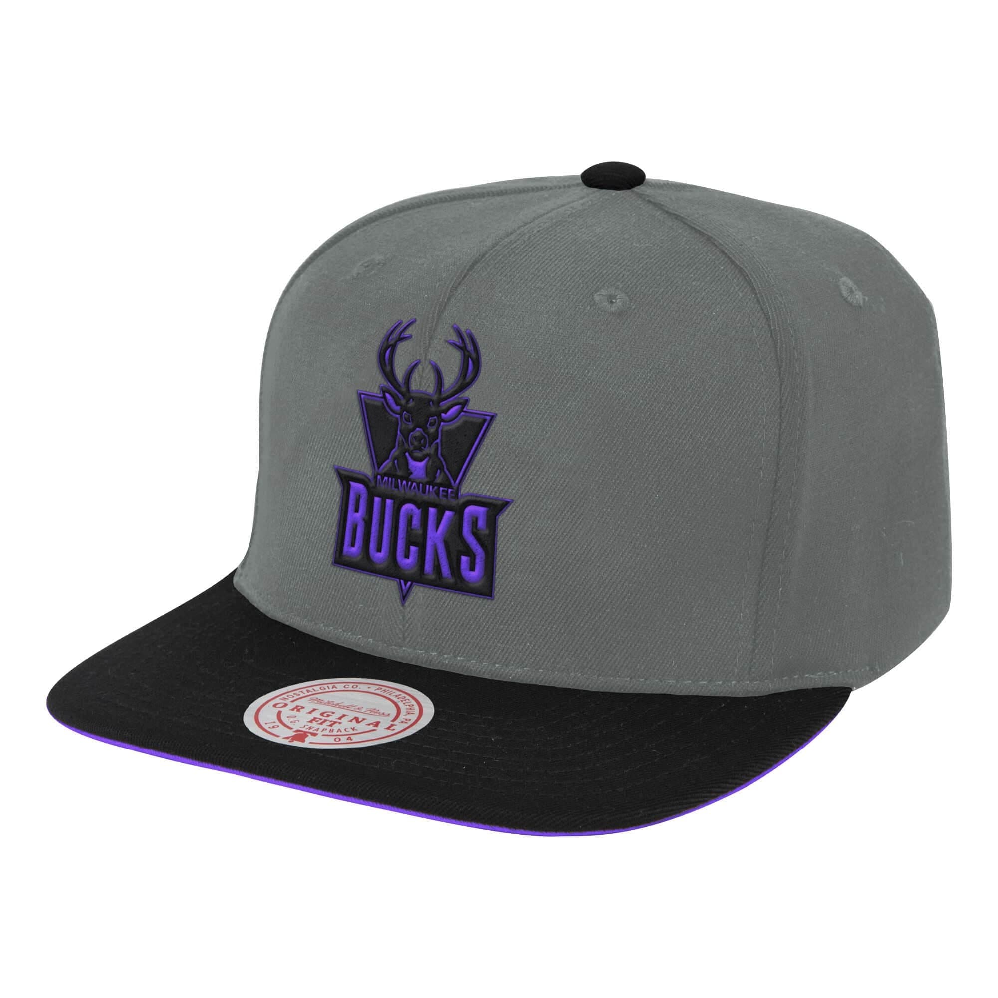 Бейсболка Mitchell & Ness Neon Lights Snapback HWC Milwaukee Bucks Hat
