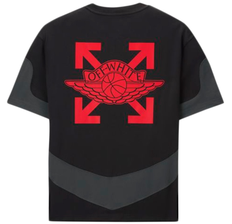 Футболка OFF-WHITE x Jordan Tee Black