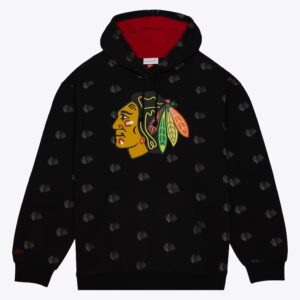 Mitchell-Ness-Black-Chicago-Blackhawks-Allover-Print-Fleece-Pullover-Hoodie-300x300