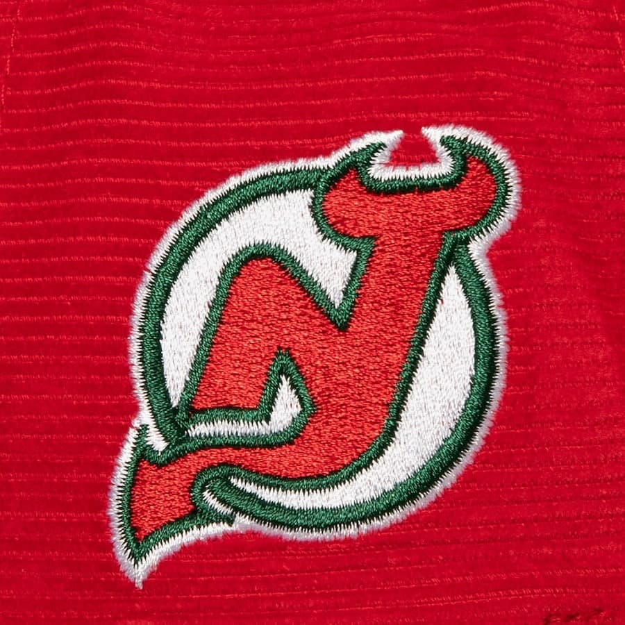 Бейсболка Mitchell & Ness Red New Jersey Devils All Directions Vintage Snapback Hat