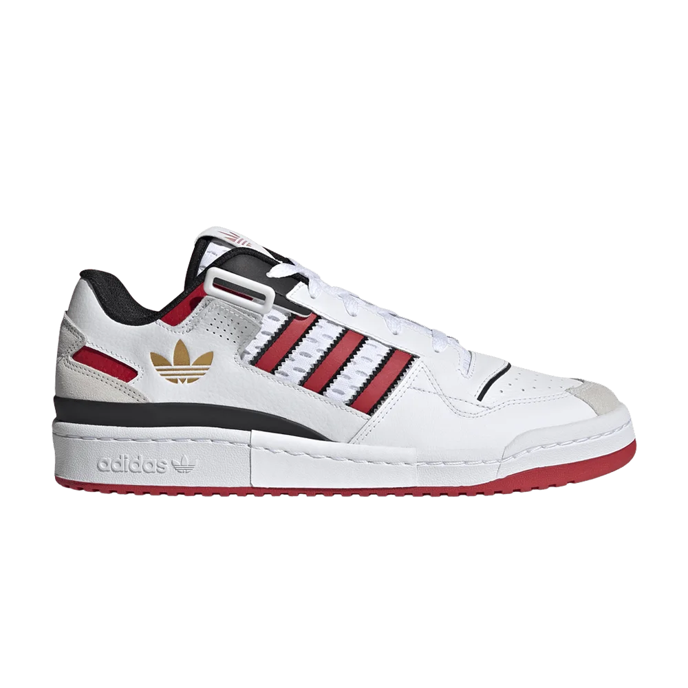 Кроссовки Adidas Forum Exhibit Low 'White Scarlet'