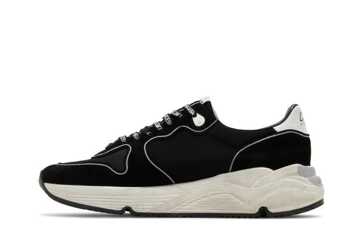 Кроссовки Golden Goose Running Sole 'Black Silver'
