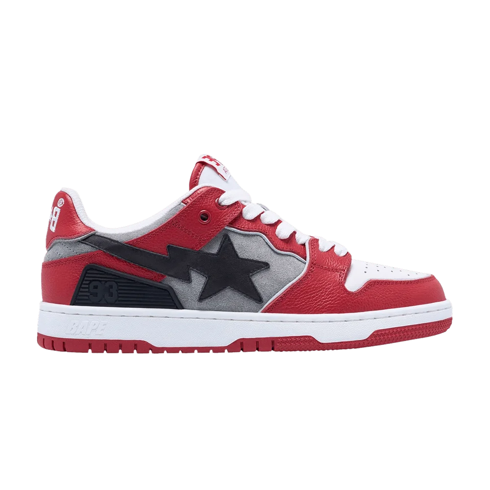 Кроссовки BAPE Wmns Sk8 Sta #1 'Red'