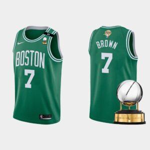 2022-Eastern-Conference-Champions-Boston-Celtics-7-Jaylen-Brown-Green-Icon-Jersey-300x300