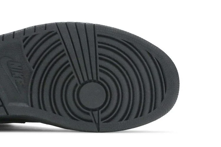 Кроссовки Air Jordan 1 Mid 'Triple Black' 2020